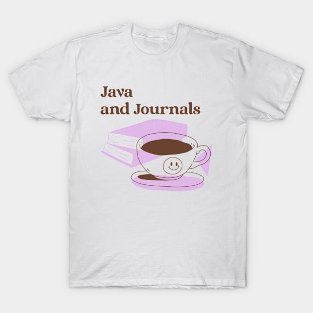 Java and Journals coffee reading T-Shirt by obsession tees